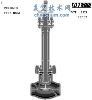 DN80超低温截止阀几何模型