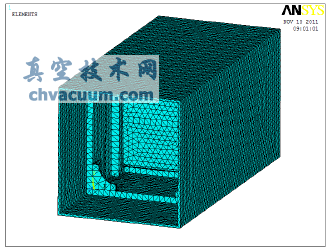 防火阀有限元分析模型
