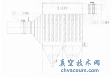 D61-C蝶阀在除尘器中的安装位置