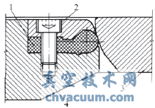 蝶阀主密封示意图