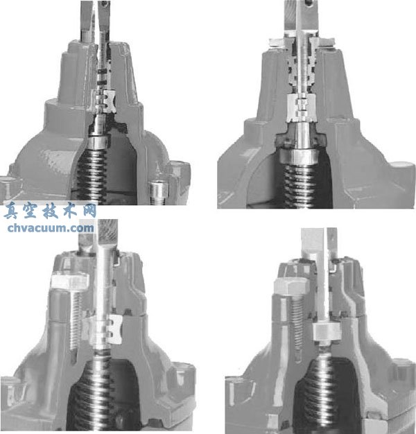弹性座封闸阀的结构形式