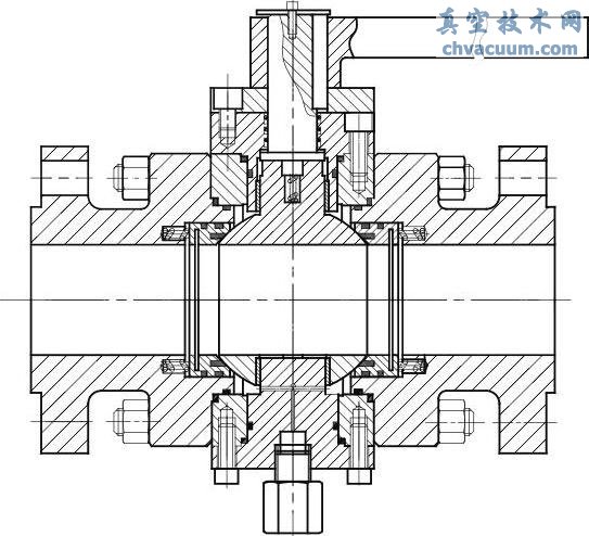 固定球球阀结构