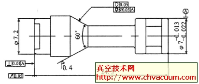 电磁阀的阀杆改型设计图