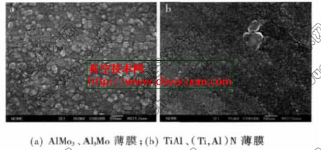 原始Al箔表面表面制备薄膜SEM图片