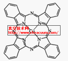 CuPc分子结构图