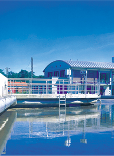 位于Saarbrucken-Brebach的污水处理厂