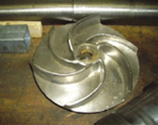 铬合金-铸铁泵也出现了磨损