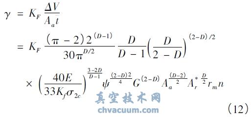 机械密封软质环端面在整个名义接触面上的磨损率