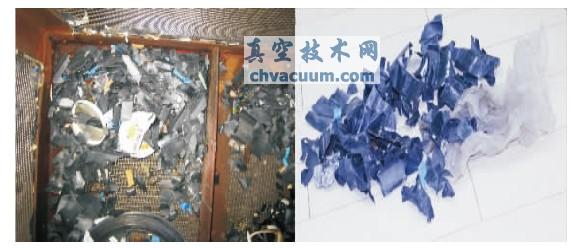 主冷凝器入口冷却水反冲洗洗出的杂质