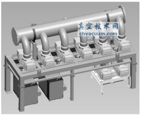 俄罗斯BVK/Chelyabinsk一套35tVOD设备上安装的能力为45 000m3/h的6-2-2模块式泵组