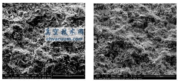 拉伸断面表面形貌