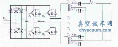 单个电源模块主电路原理图