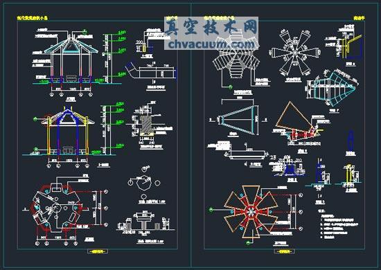 72个景观亭CAD图块