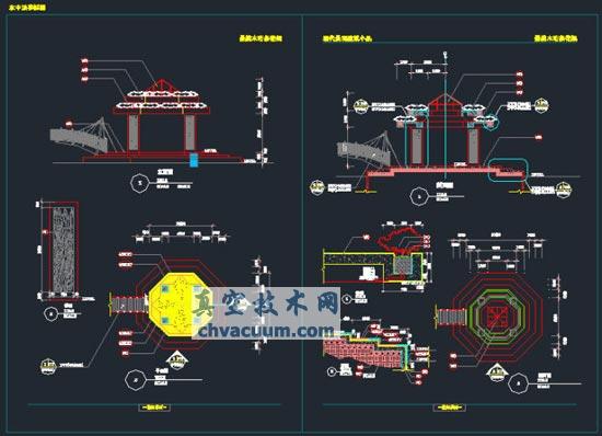 72个景观亭CAD图块