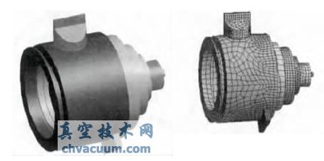 温度试验的电子枪部件图