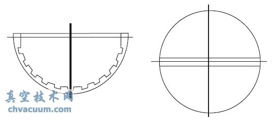 CVD 水平刮料装置结构图
