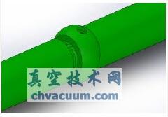 相对开度100%流道几何模型