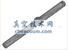 相对开度为100%时的网格模型