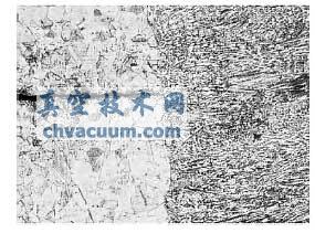 密封面部位熔焊区金相组织