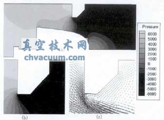 挡环后的真空区