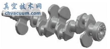 133 曲轴的三维模型图