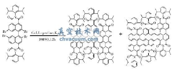 合成三并苝酰亚胺的示意图