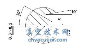 带有焊接密封唇的阀体与阀盖连接